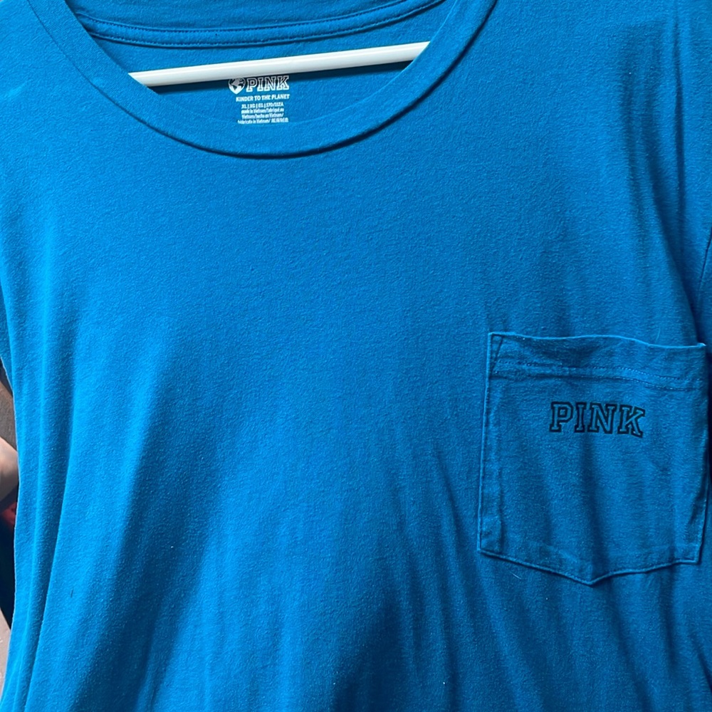 PINK short sleeve pocket tshirt